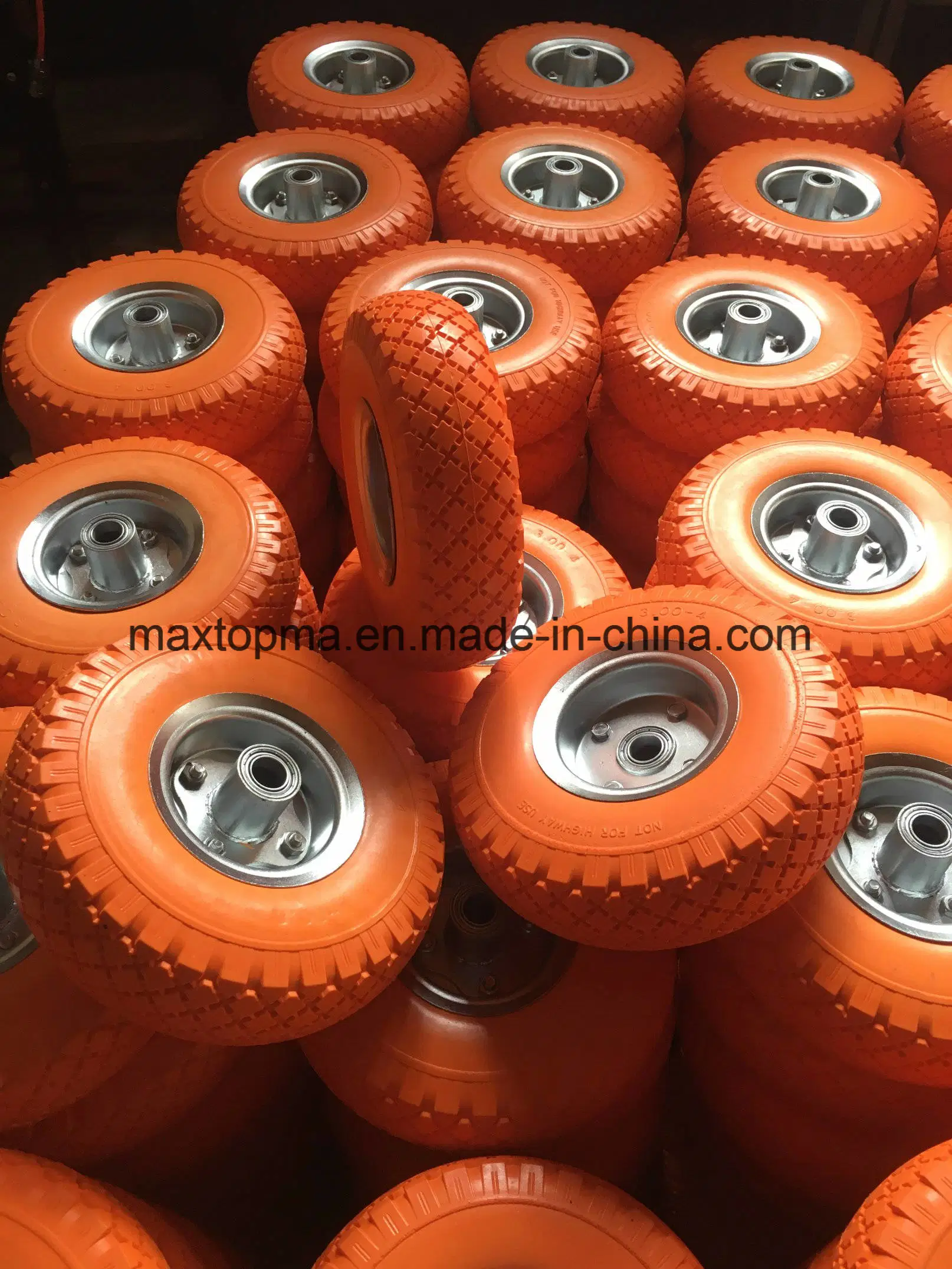 Quality Solid Polyurethane Flat Free PU Foam Wheel