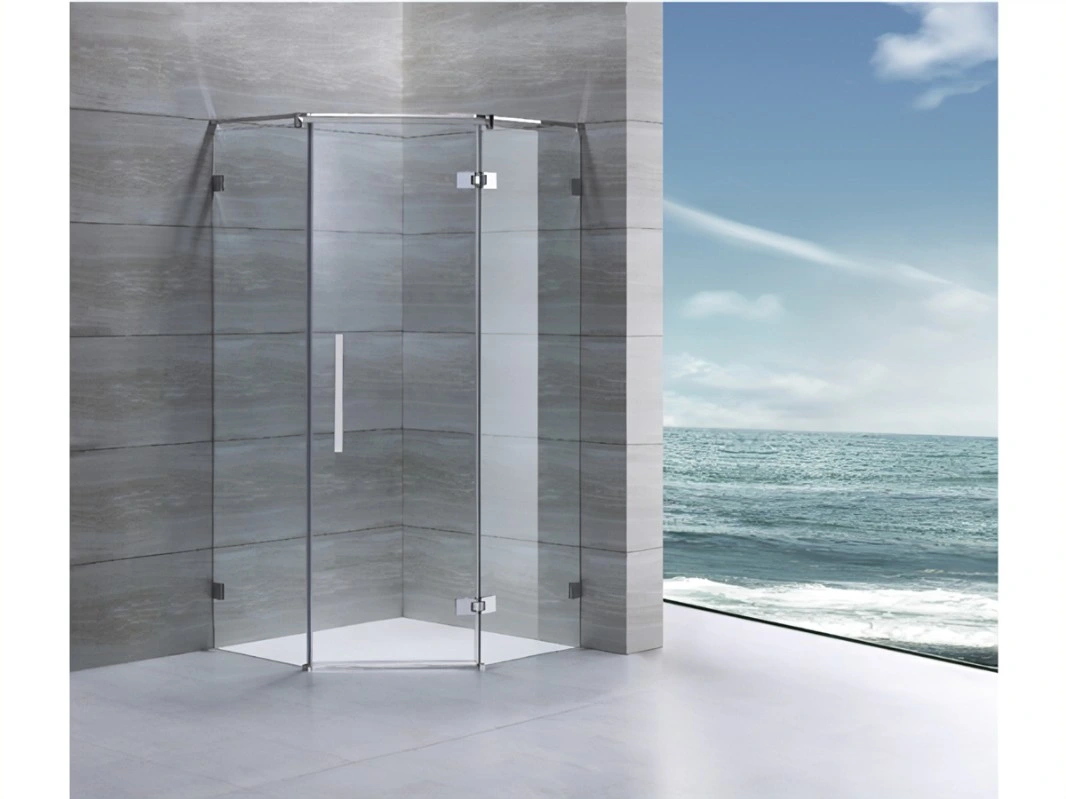 Shower Bathroom Diamond Sharpe Three Tempered Glass