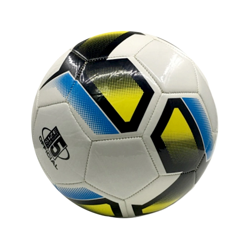 Balón de fútbol con costura de PVC promocional, talla 3, 4, 5