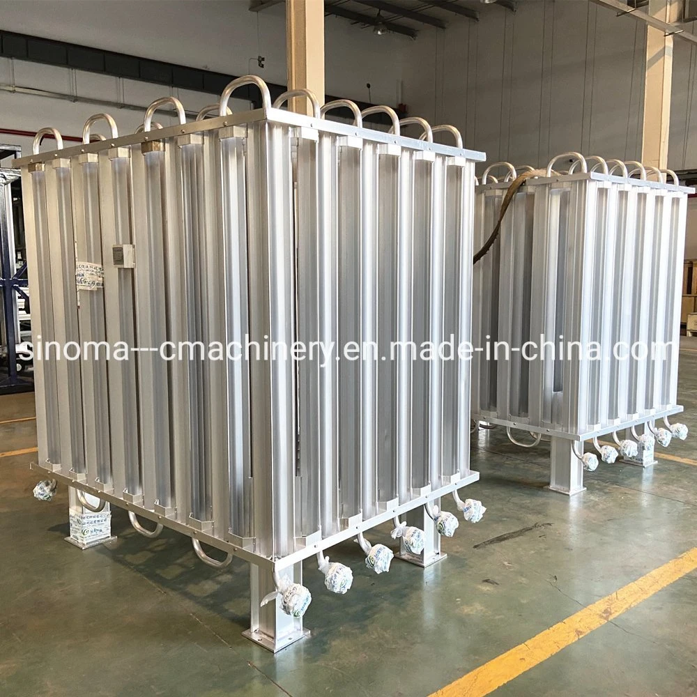 Safe Design LNG Cylinder Regasification Gas Station for LNG Filling Air Heated Vaporiser