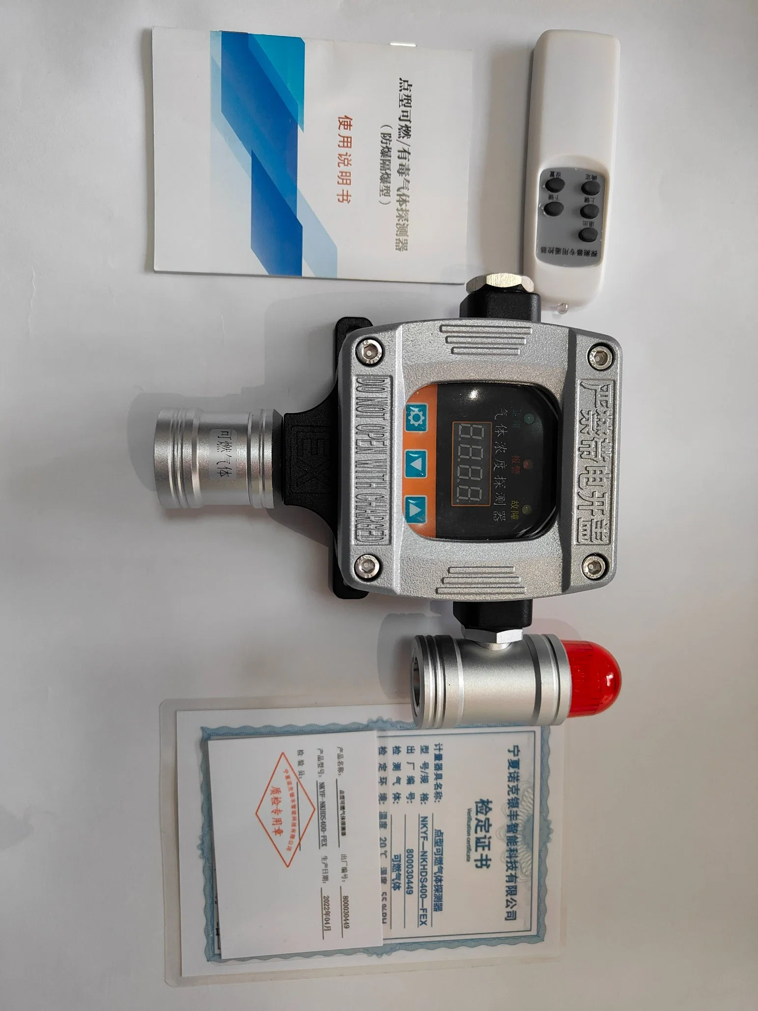 High Accuracy Ex-Proof 4-20mA Communication 24h Monitoring Industrial Fixed Single Gas Leak Detector Without Display