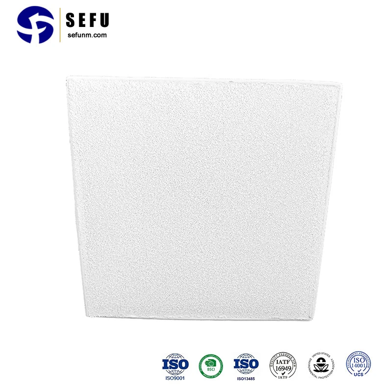 Sefu China Silicon Carbide Ceramic Manufacturing 20/30/40/50/60 Ppi Alumina Ceramic Foam Filter 17*17*2 Molten Metal Reticulated Foam Filter for Casting