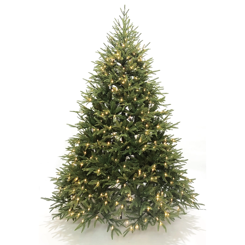 Factory Directly Sale Flocking Christmas Tree with Lights Home Decoration