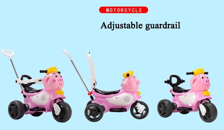 Nuevo diseño de los Niños Niños de la motocicleta eléctrica del coche de juguete triciclo eléctrico de batería de gran niño Moto Cem-08