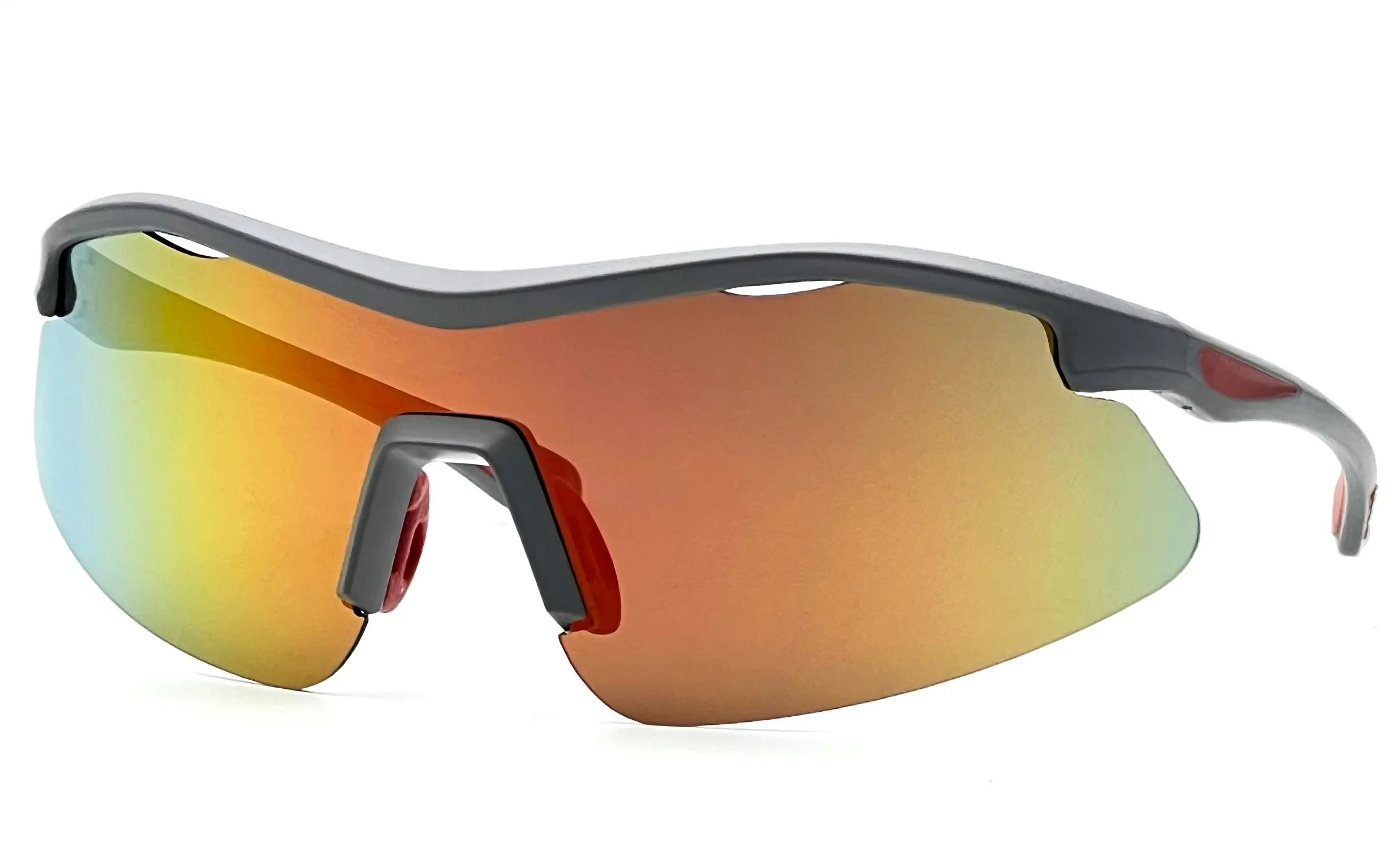 SA0827e01 Lunettes de sport à protection UV 100% directement de l'usine, lunettes de sécurité pour le cyclisme, les sports de montagne, les lunettes de vélo pour hommes et femmes, unisexe.