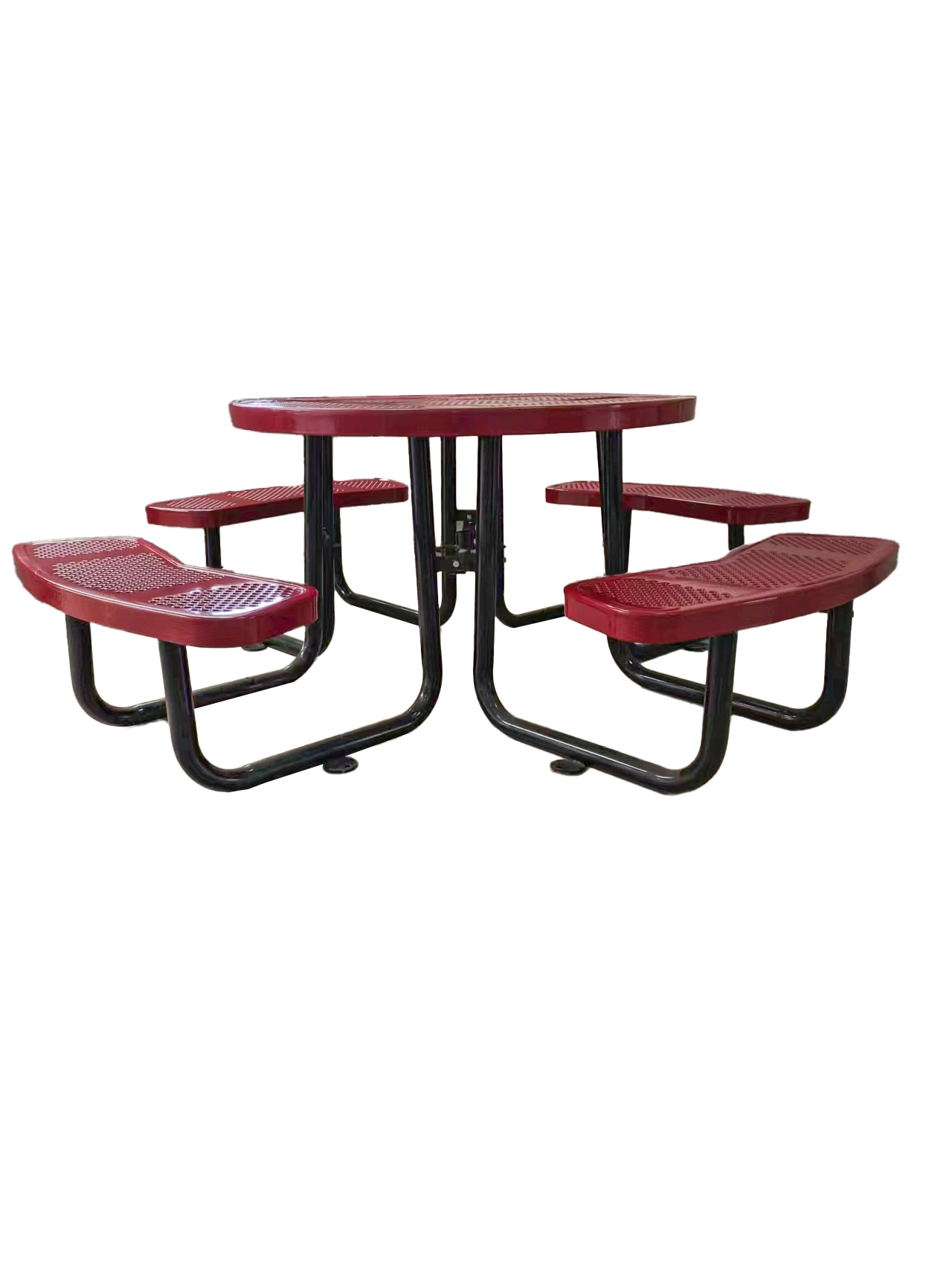 OEM 46" Outdoor Thermoplastic Picnic Table moderner Heavy Duty Tisch Und Stühle