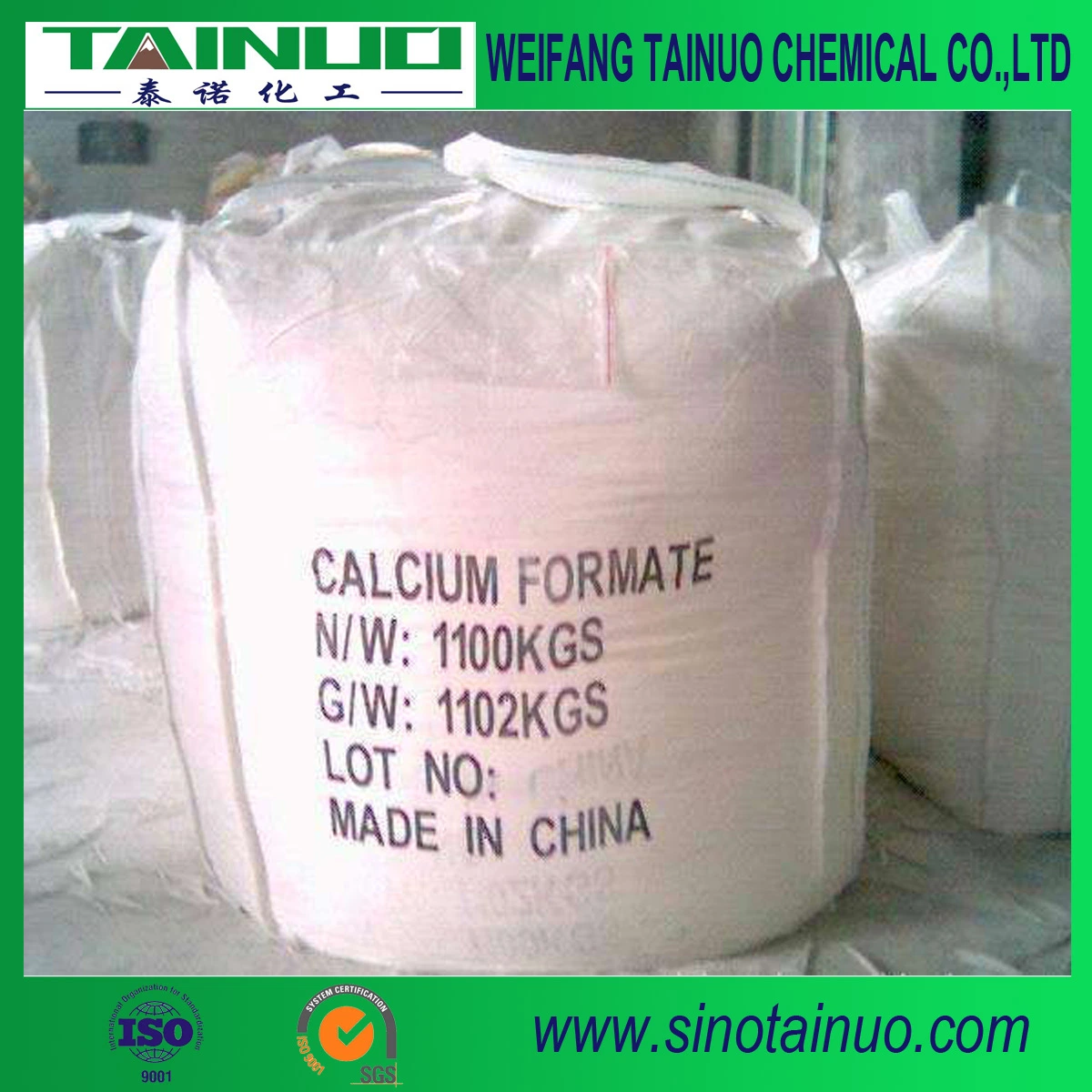 Factory Supply Calcium Formate Feed Additives Grade