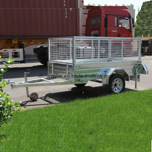 8X5 Galvanized Box/Farm/Utility /Car Trailer with Mesh Ramp