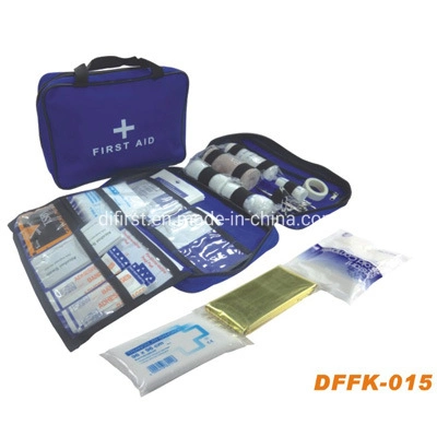 Blue Nylon Bag First Aid Kit Travel Medical Bag Dffk-015