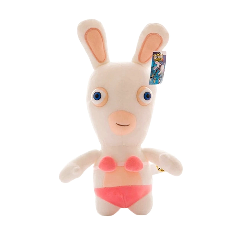 Rabbids Animal avec Chapeau et T-Shirt Peluches Douces et Rembourrées