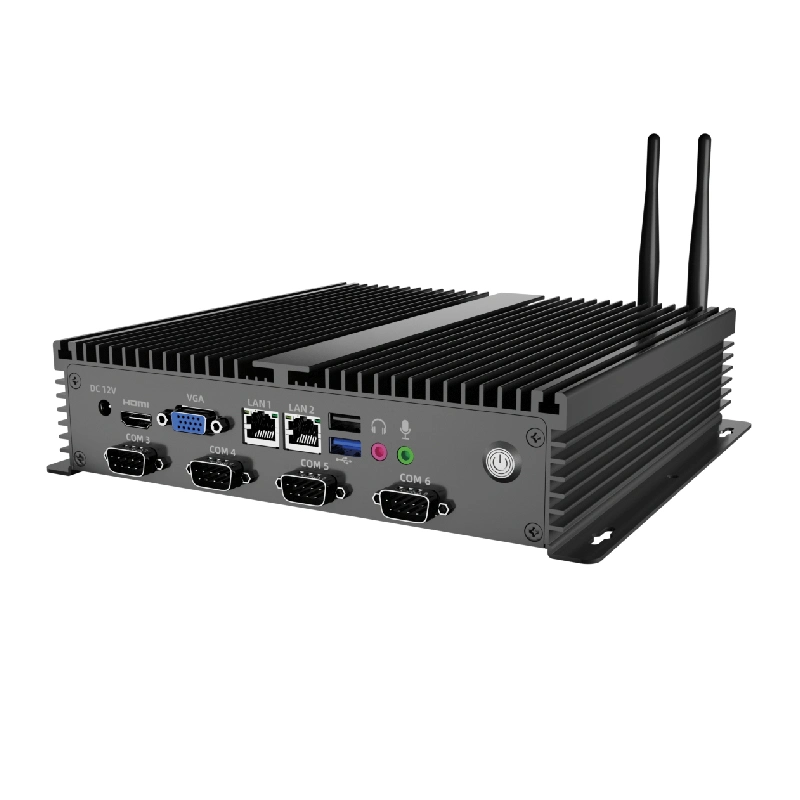 Intel ® Embedded Fanless avec mini-ordinateur en aluminium