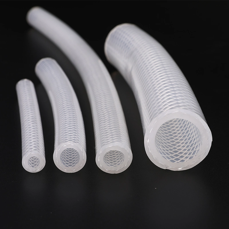 High Temperature and High Pressure Food Grade Silicone Reinforced Braided Tubing