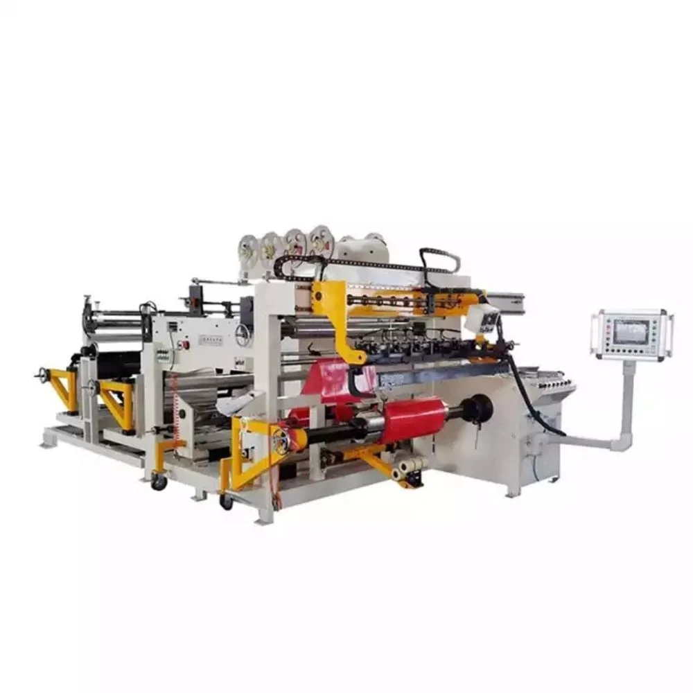 Control automático de PLC de cobre y aluminio Winder transformador bobina de lámina de la máquina con TIG