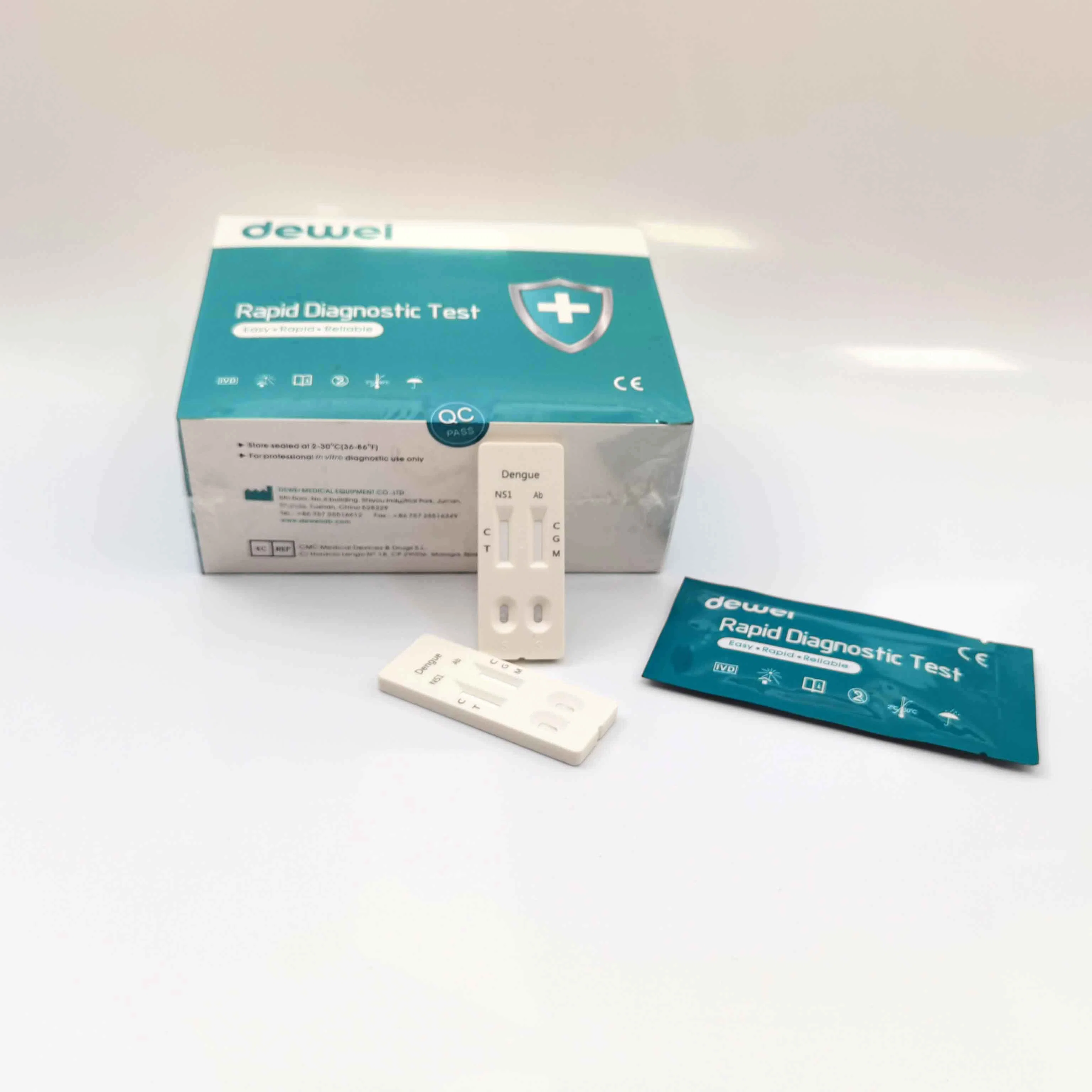 Dengue Rapid Test Diagnostic Kit of Ns1 Antigen or Igg/Igm Antibody Combo