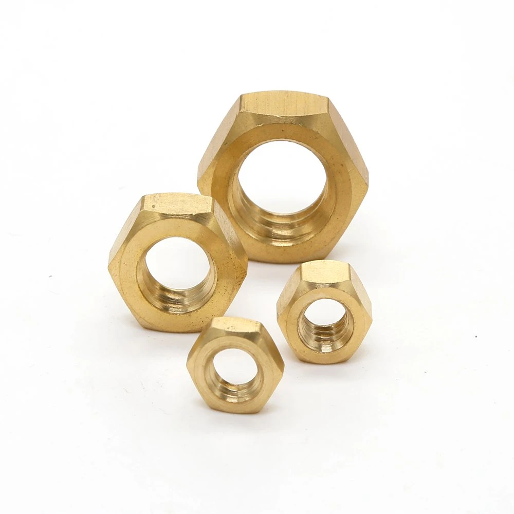 M8 ASME18.2.2 Jam Nut Brass Yellow Phosphor Bronze Thin Hex Nut