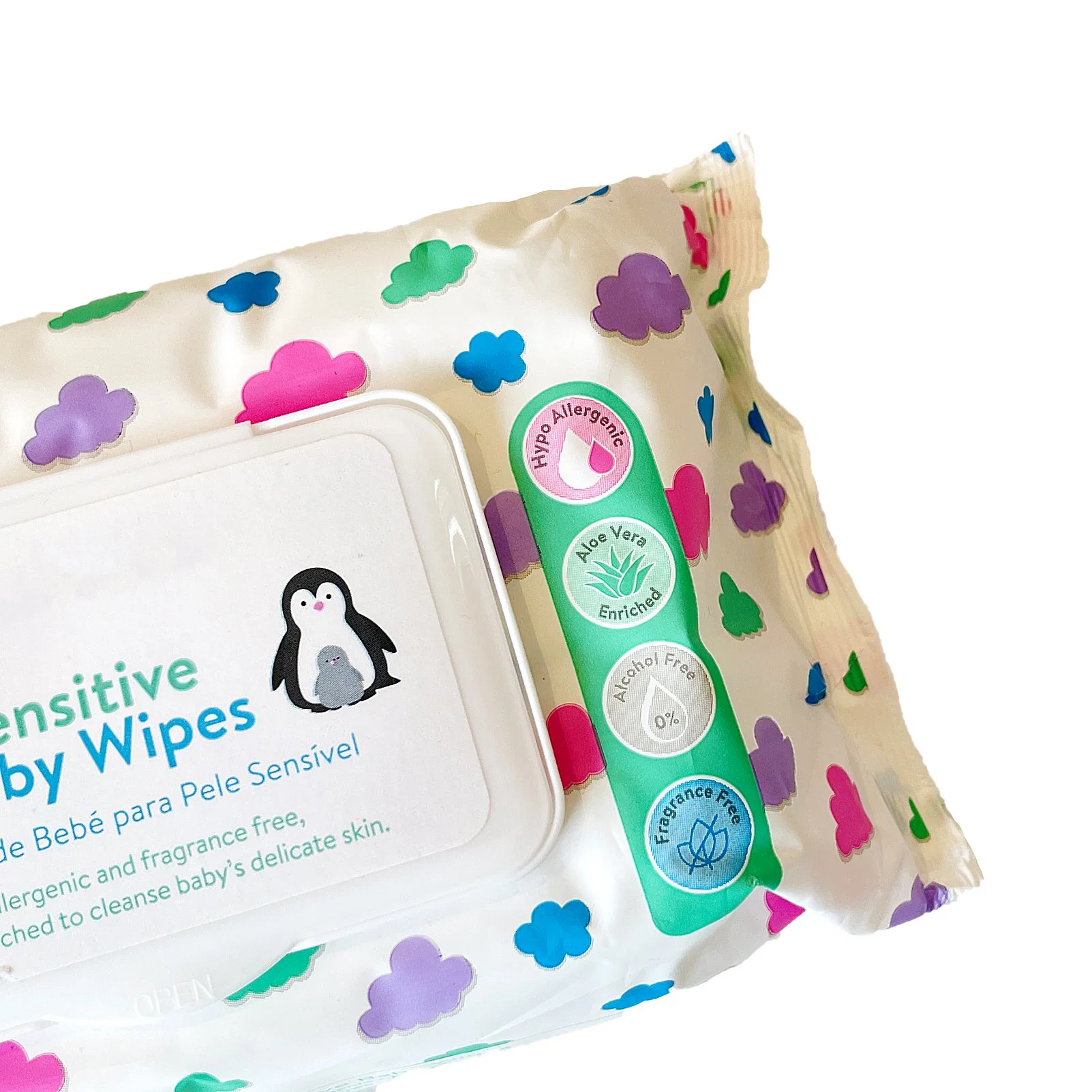 Natural Environmental Large Capacity Wipes Soft Moisturizing Baby Wipes