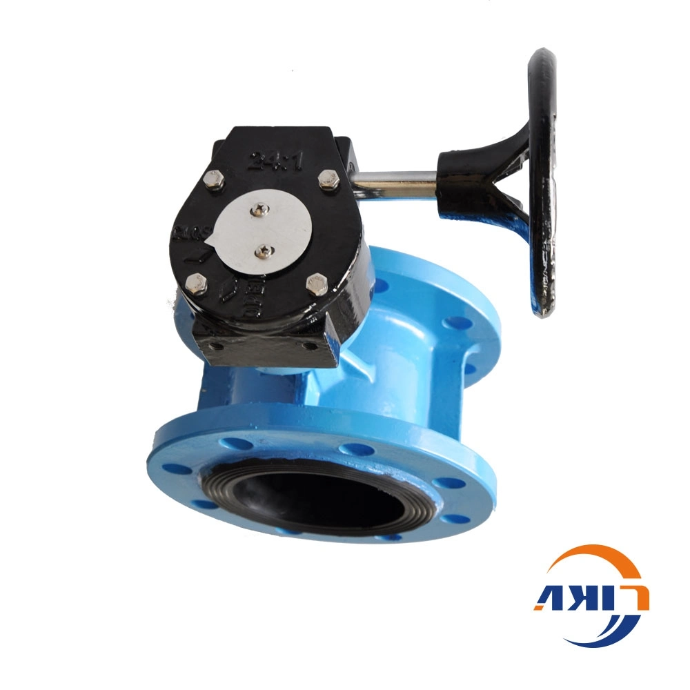 Likv 5 Inch Ductile Iron Industrial Wafer Vales Flanged Butterfly Valves