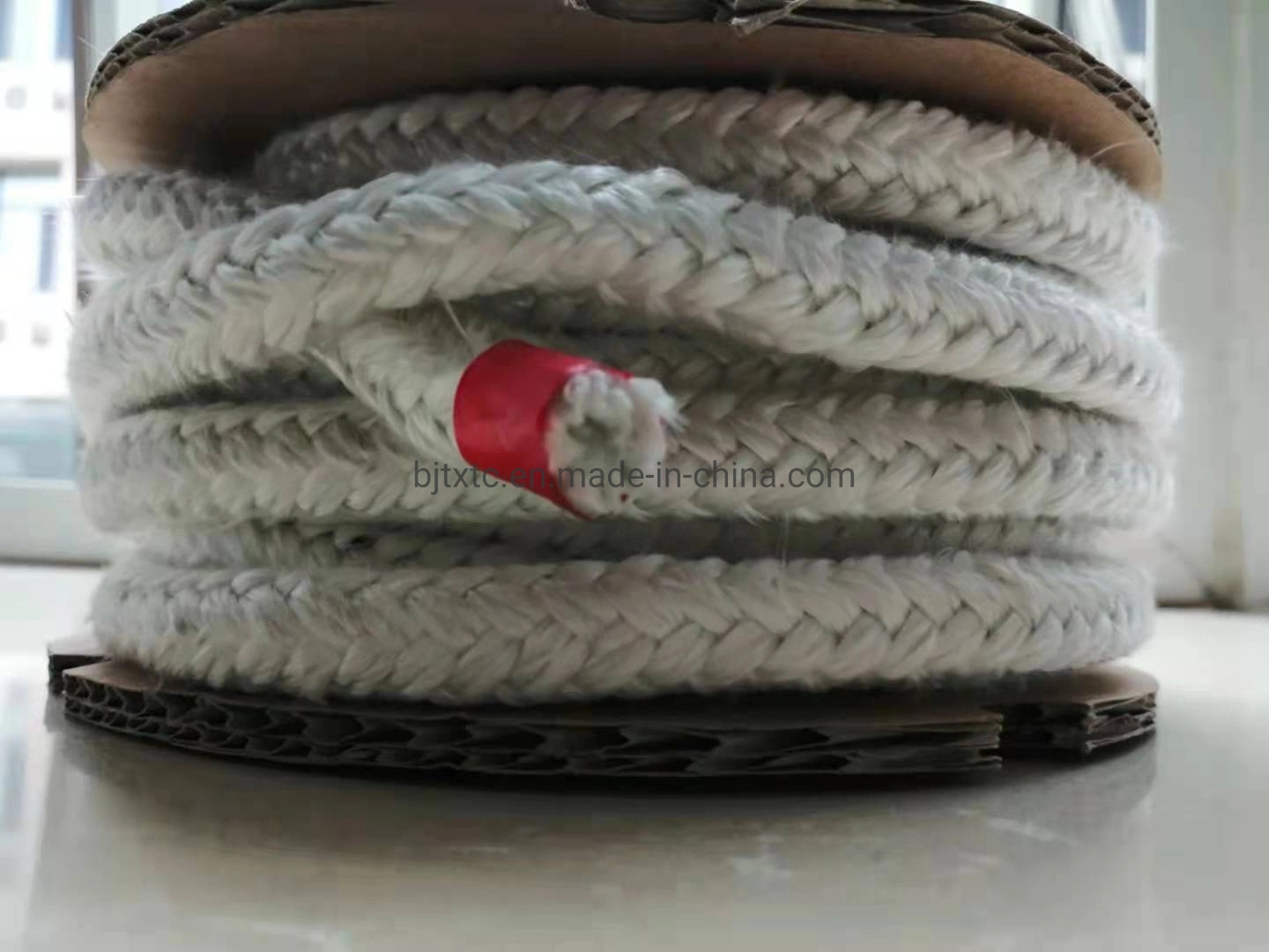 Fiberglass Round Braided Rope for Thermal Insulation