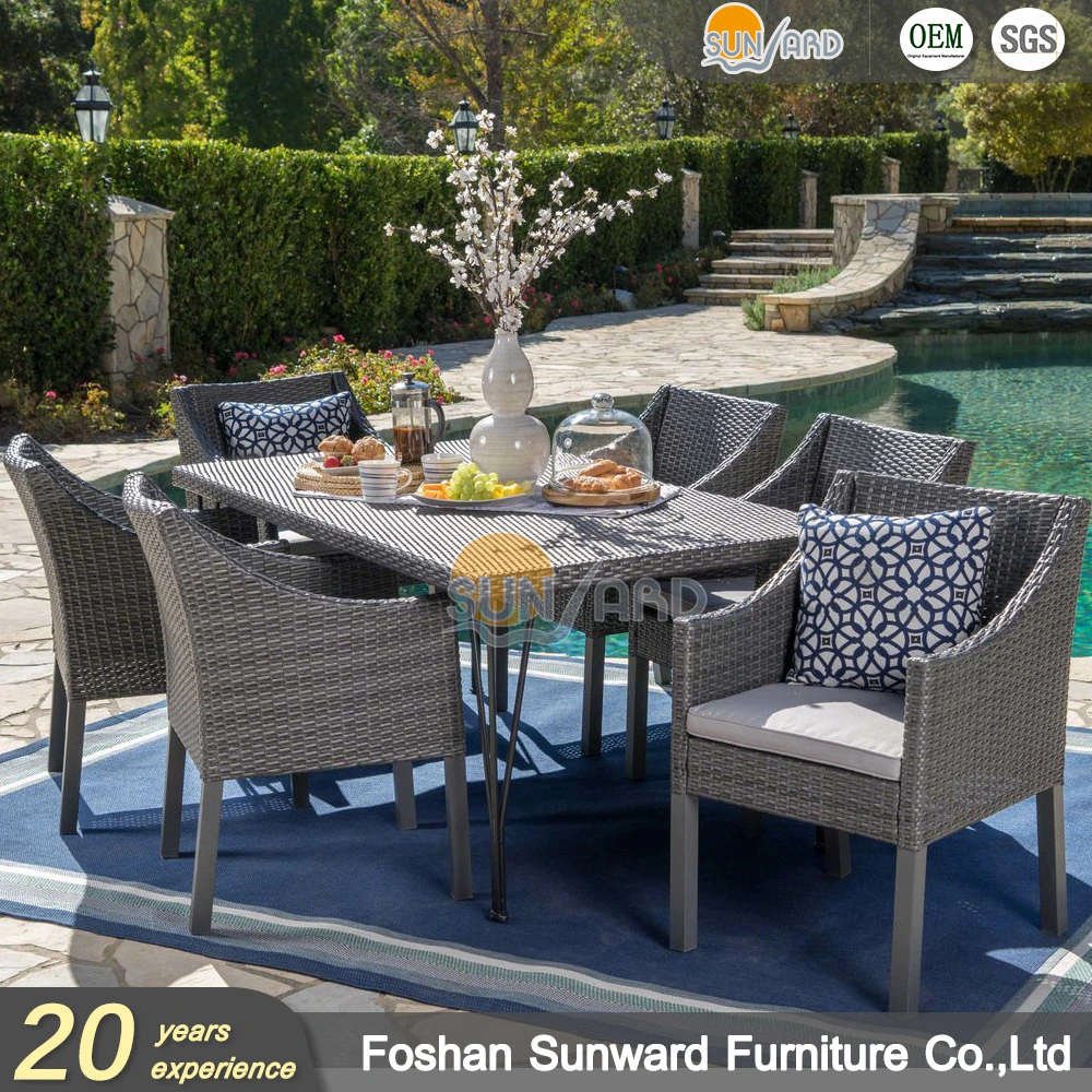 Hot Sale Rattan Dining Room Outdoor Hotel Wicker Restaurant Furniture