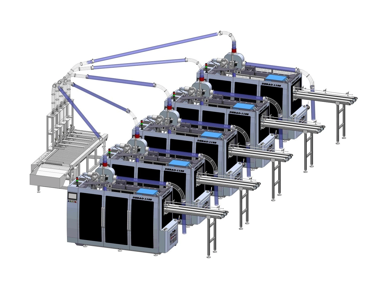 Entièrement automatique machine à fabriquer les gobelets en carton ondulé