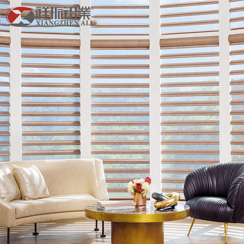 Shutters Louver Windows and Doors Extrusion Profile Aluminium Shades Window