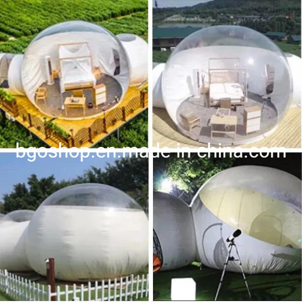 3m 4m 5m Durable Clear PVC Waterproof Transparent Bubble Tent