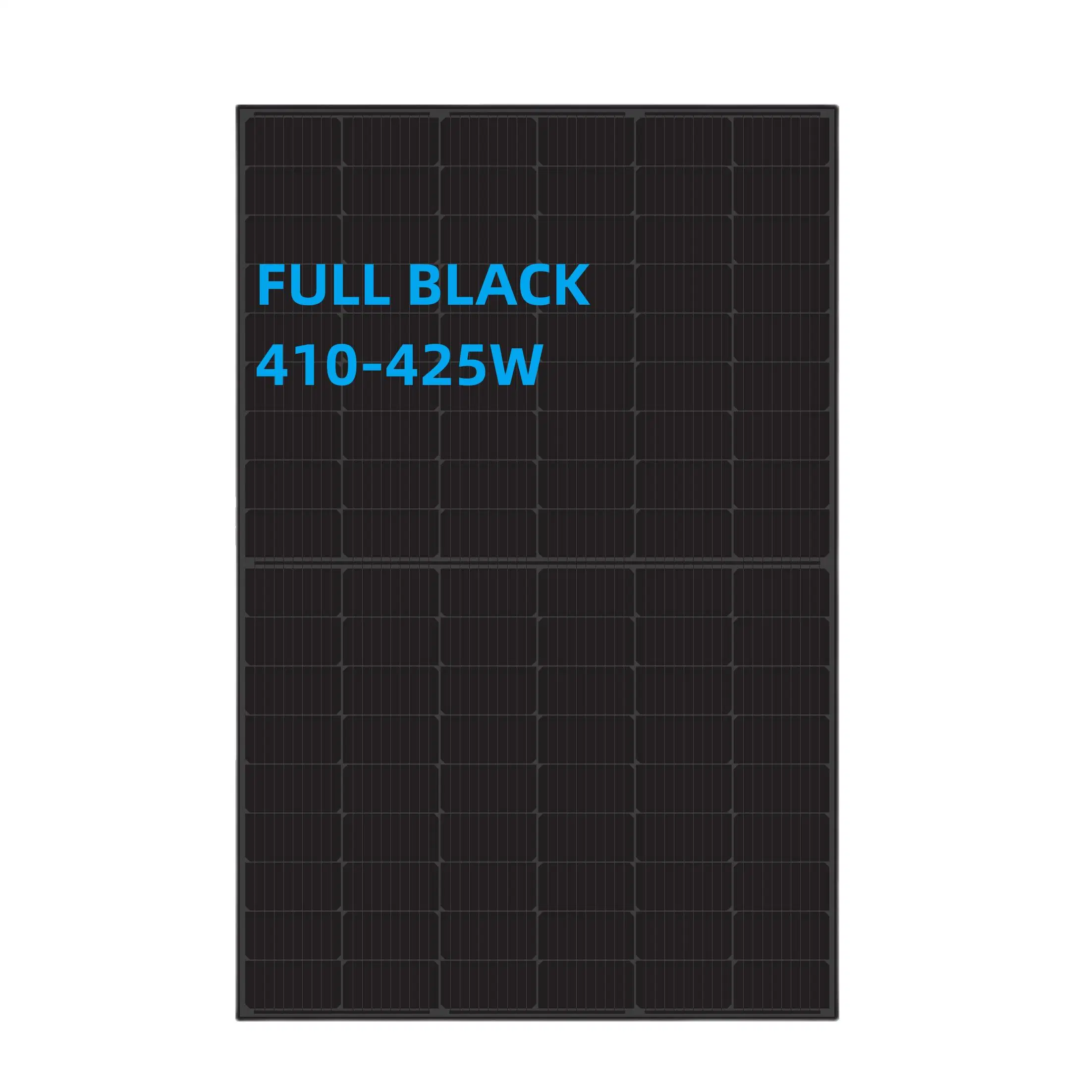 410W 415W 420W 425W 400watts Solar Panel Solar Energy Systems Cheap Solar Panel Price 405W Monocrystalline Solar Panel All Black