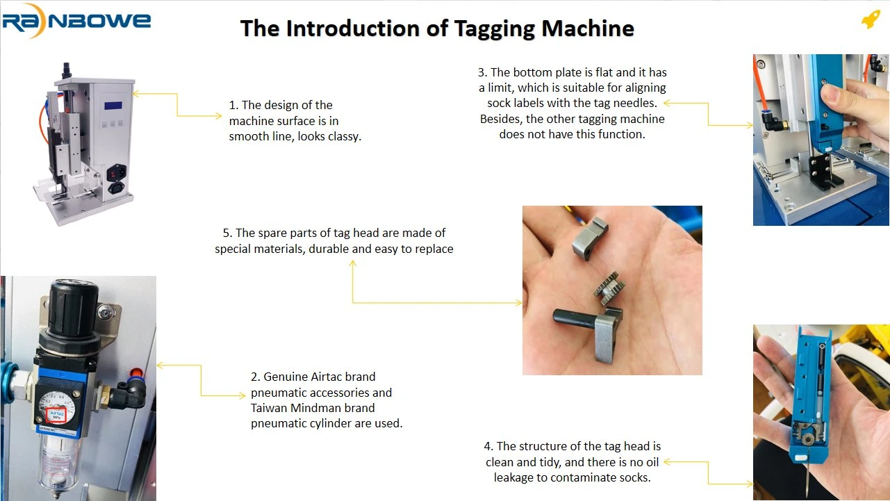 TM 5209 Sock Label Tagging Machine Tag Gun for Sock with Tag Pin