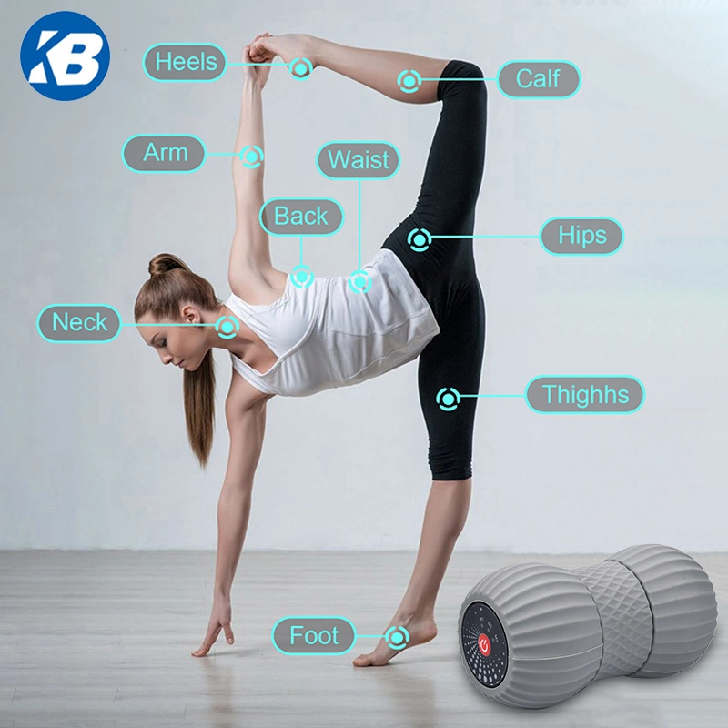 Großhandel Custom Logo Bunte Gym Body Massager Erdnuss Portable PVC Übung Balance Yoga Ball