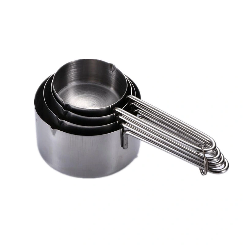 Professional Stainless Steel Grade Measuring Cups for Measuring Dry or Liquid Ingredients Wbb15944