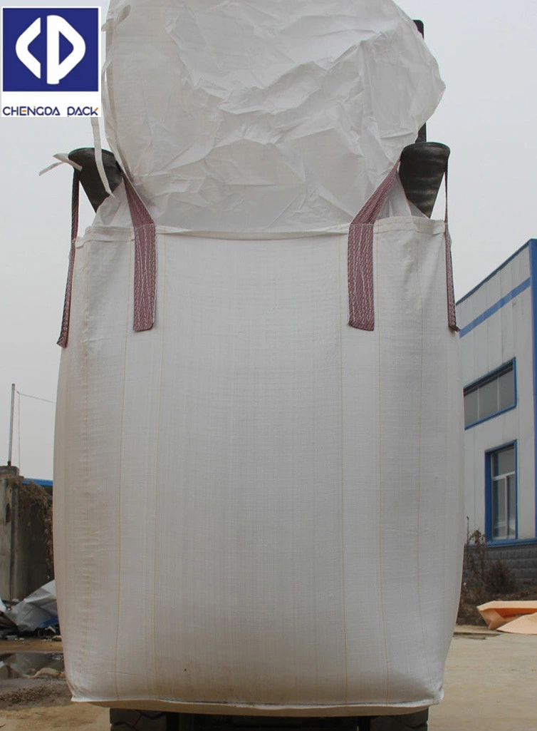 China Woven 1000kg 1500kg PP FIBC Bulk Cement Asphalt Salt Sugar Chemical Industry Agriculture Big Bags for Packaging