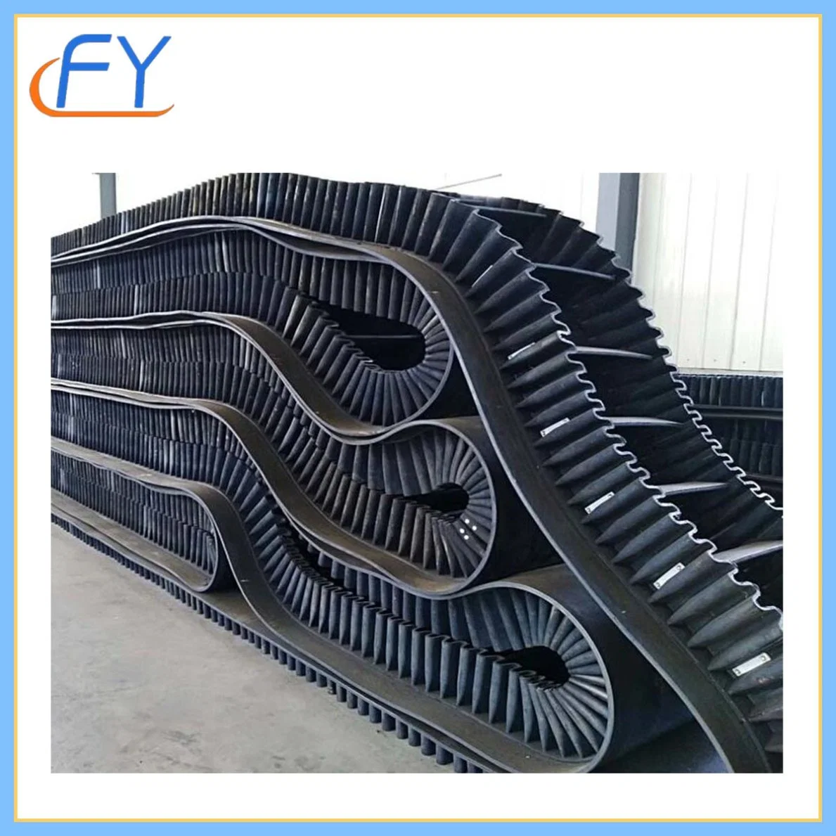 Bulk Materials Transmission Equipment Parts Belt Roller Rubber Belt for Conveyor Set System