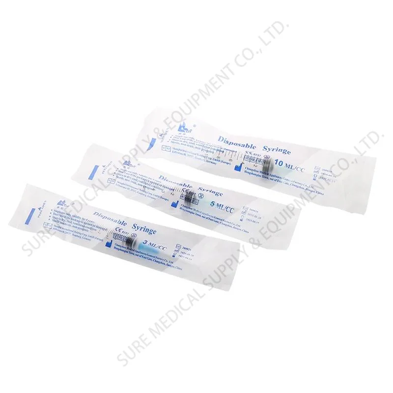 5ml 10ml 20ml 60ml Lock Slip Dispsoable Sterile Medical Syringe