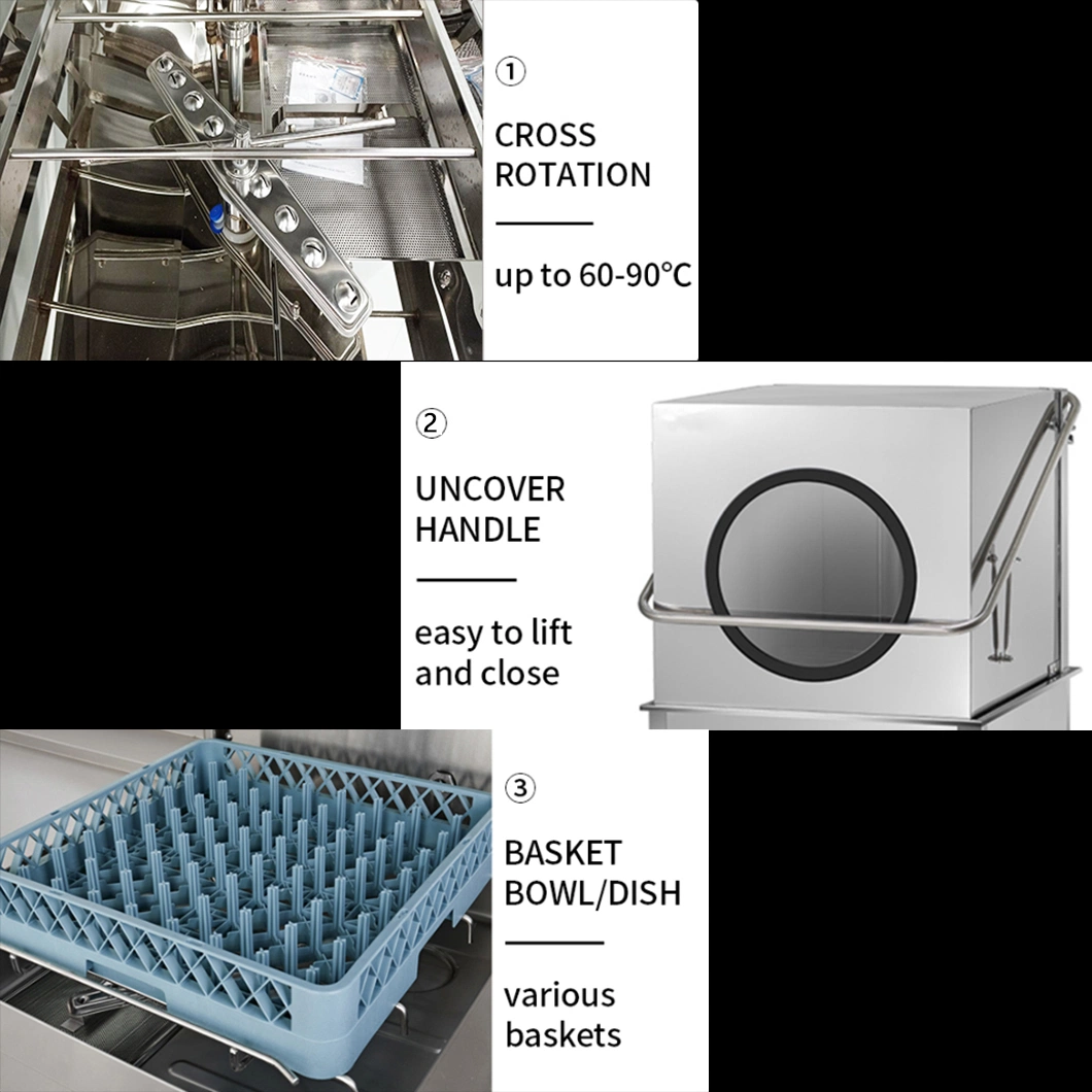 Industrial Commercial Kitchen Machine Dishwasher Kitchen Equipment Dishwashing Machine