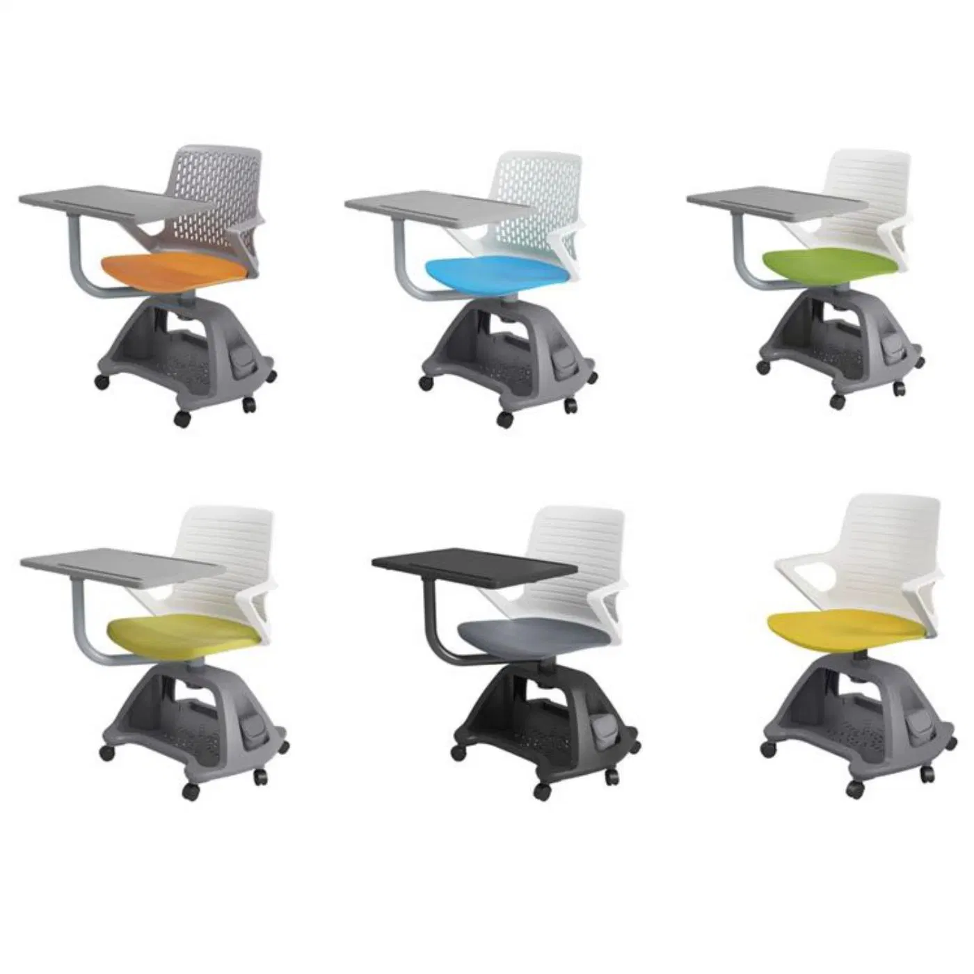 Fold Room Plastic Training Meeting Office Chair Furniture with Arm