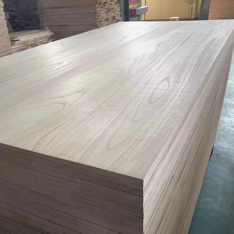 Panneau de meubles en bois Paulownia de qualité AA