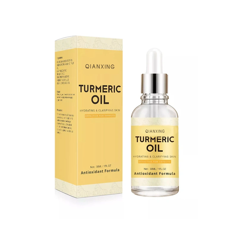 Private Label Organic Essential Tumeric Face Serum Oil for Face Anti Aging