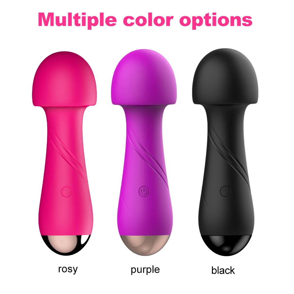 Pequeña Varita de mano inalámbrico Mini masajeador para masaje corporal completo vibradores estimulación vaginal Sex Toy