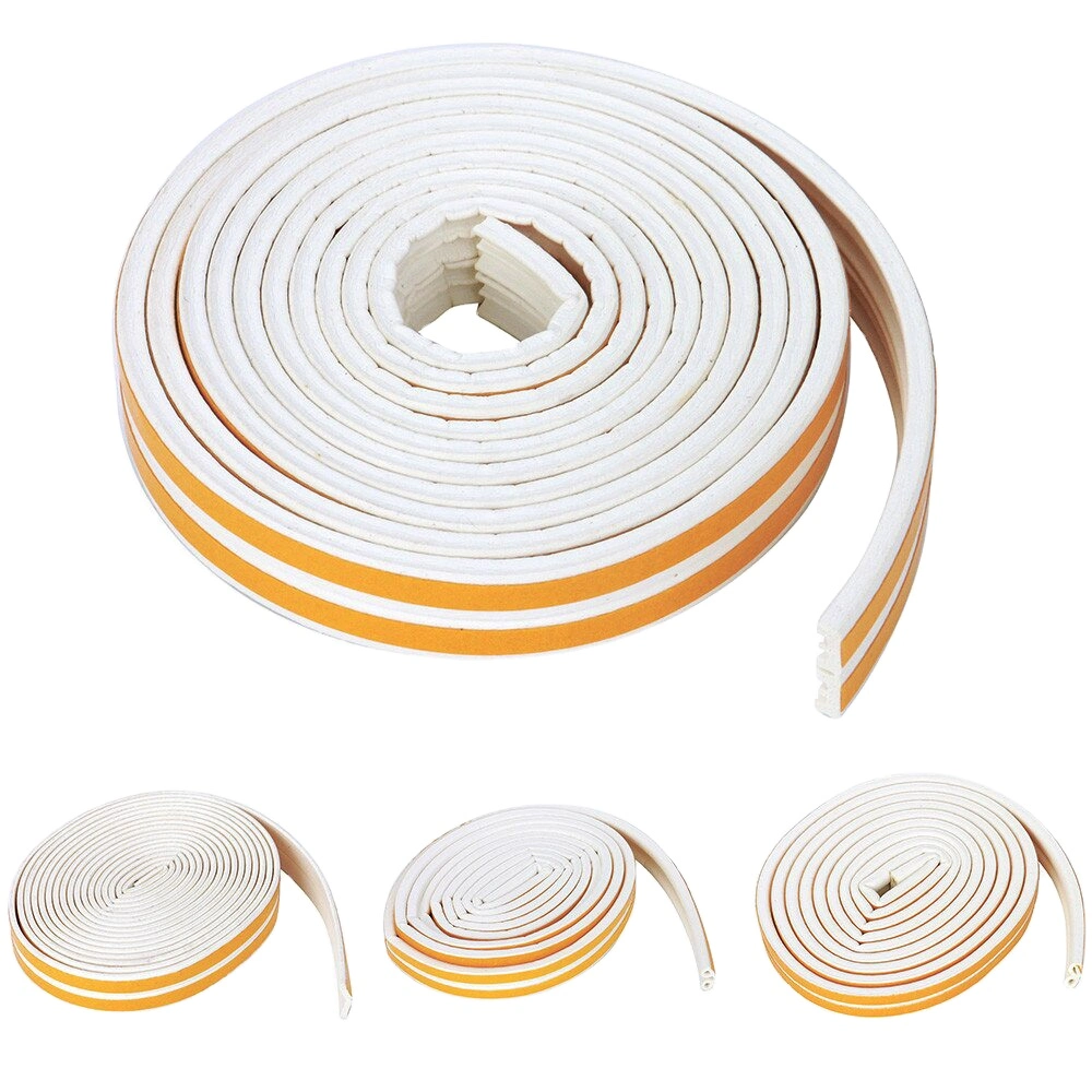 5m E/D/P/I Door Window Gasket Soundproof Seal Strip Self-Adhesive Rubber Foam Weatherstrip Windows Sealed Door Collision Striphot Sale Products