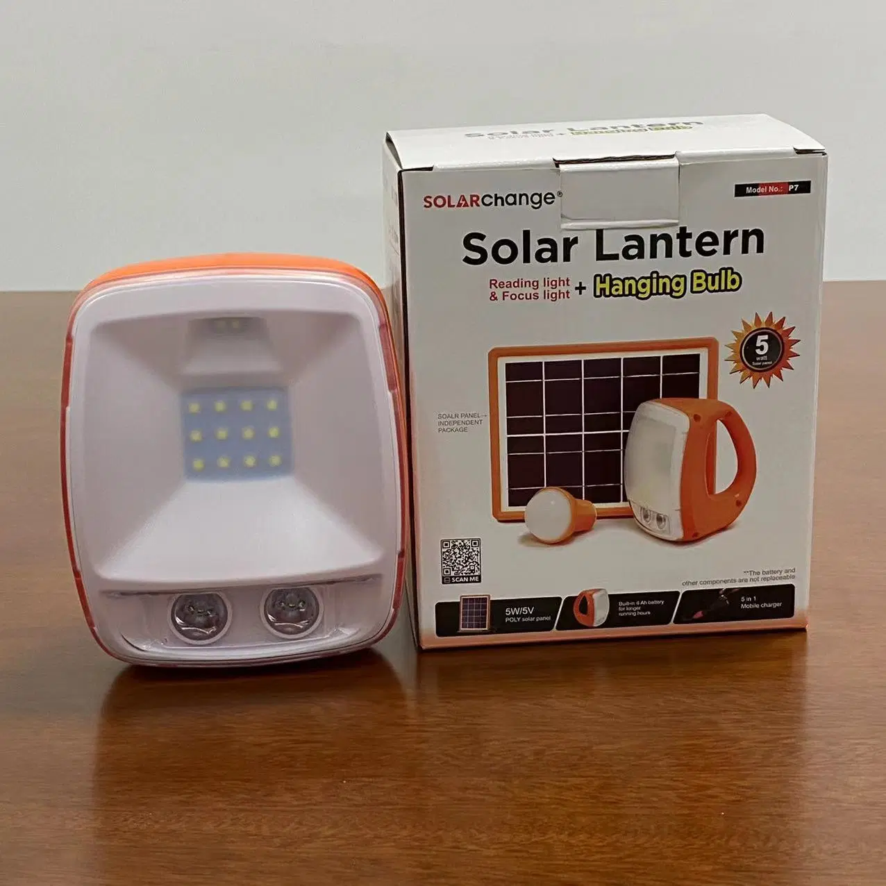 Long Lasting LED Solar Camping Lantern with Phone Chargers