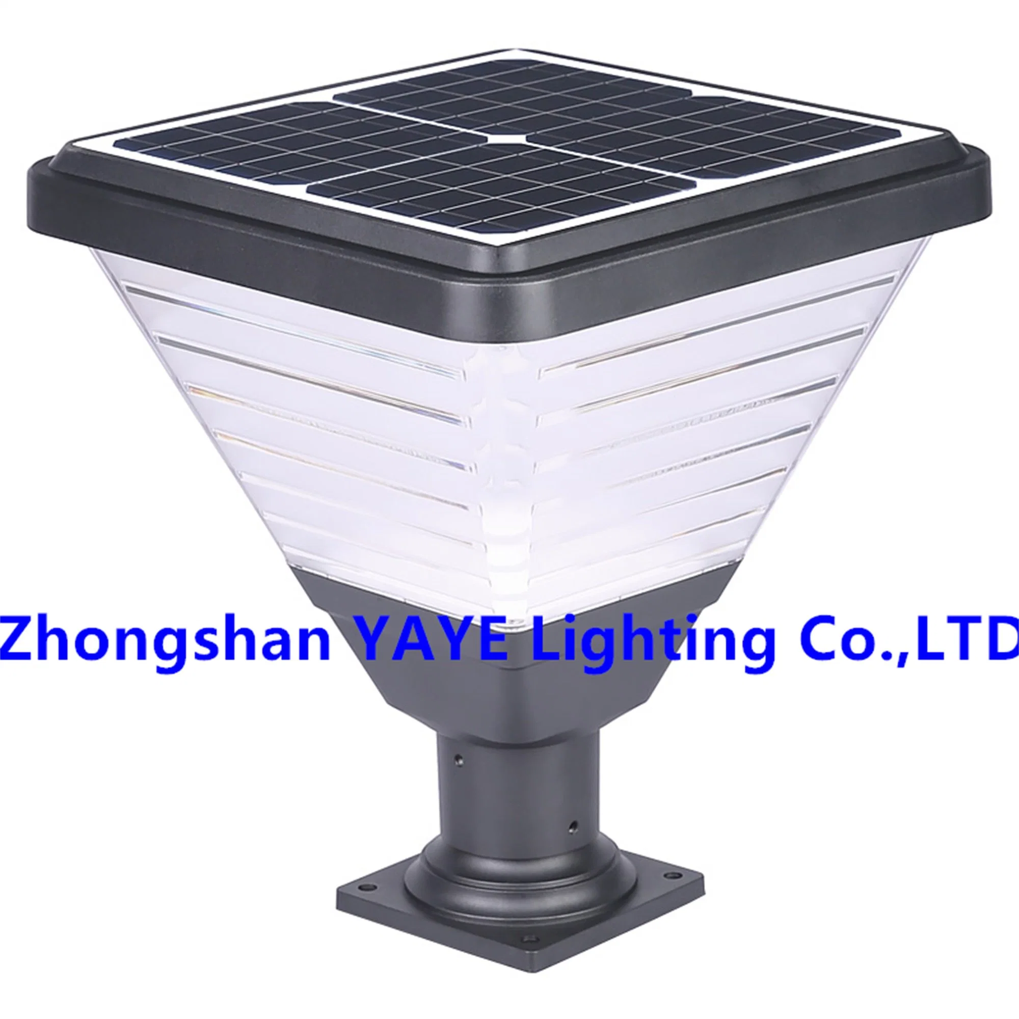 Yaye CE 50W Solar Pillar/Cylinder Aluminum Light Outdoor Waterproof IP67 High Power High quality/High cost performance  Best Service 23 Years Lighting Production Experience