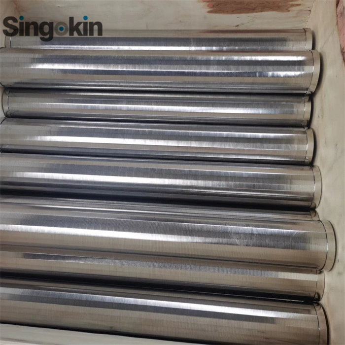 Stainless Steel Slotted Wedge Wire Screen Tube for Liquid Filter