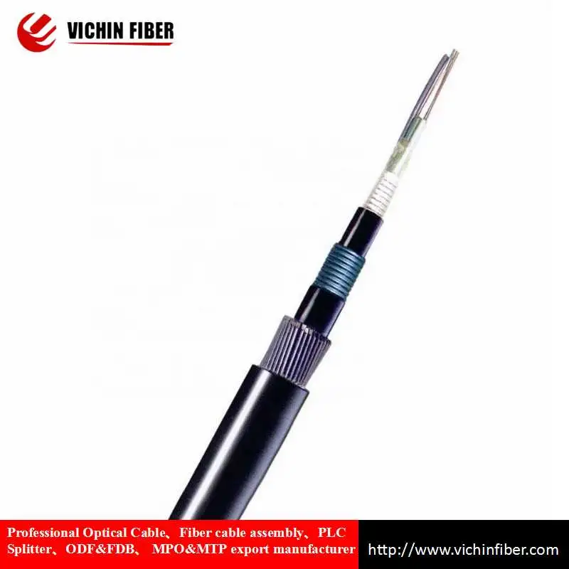 Fiber Optic GYTA33 Manufacturer Double Jacket Waterproof Armoured Optical Cable