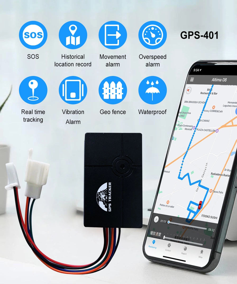 Motorcycle / Motorbike Security System 3G 4G GPS GSM Alarm System with Free Android Ios APP GPS Tracking System