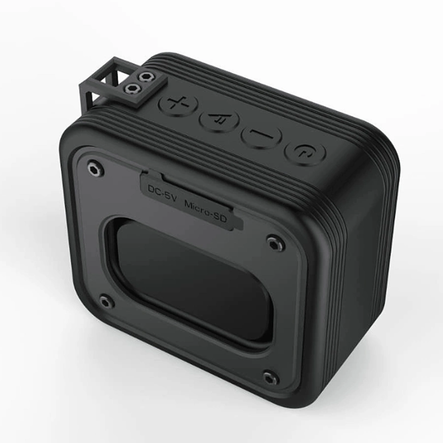 Rechargeable Waterproof Wireless Bluetooth Battery Speaker Box with TF Wireless Mic and Light