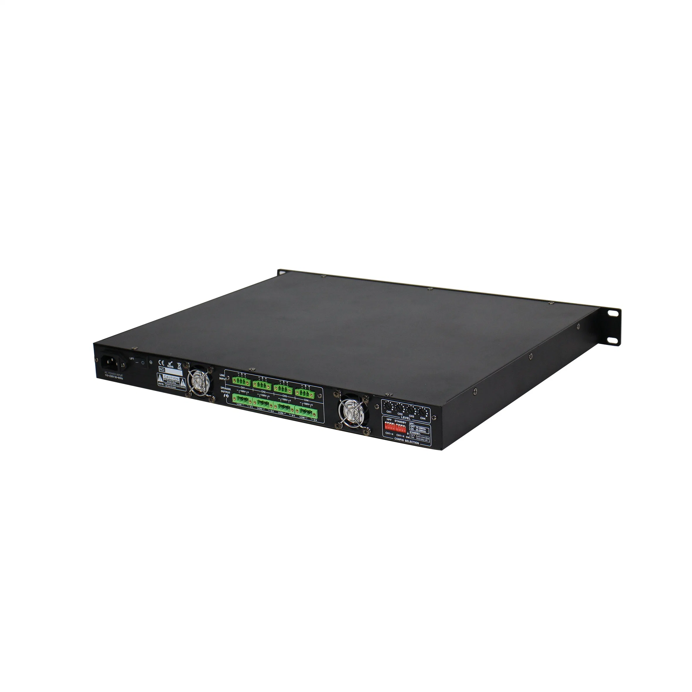 Professional 4 Channel High Power 960W 1u Digital Audio Video Power Amplifiers Class D Power AMP