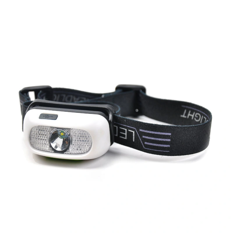 80lm USB Rechargeable 400mAh Battery Waterproof Headlight LED Multifunction Headlamp Headlamp