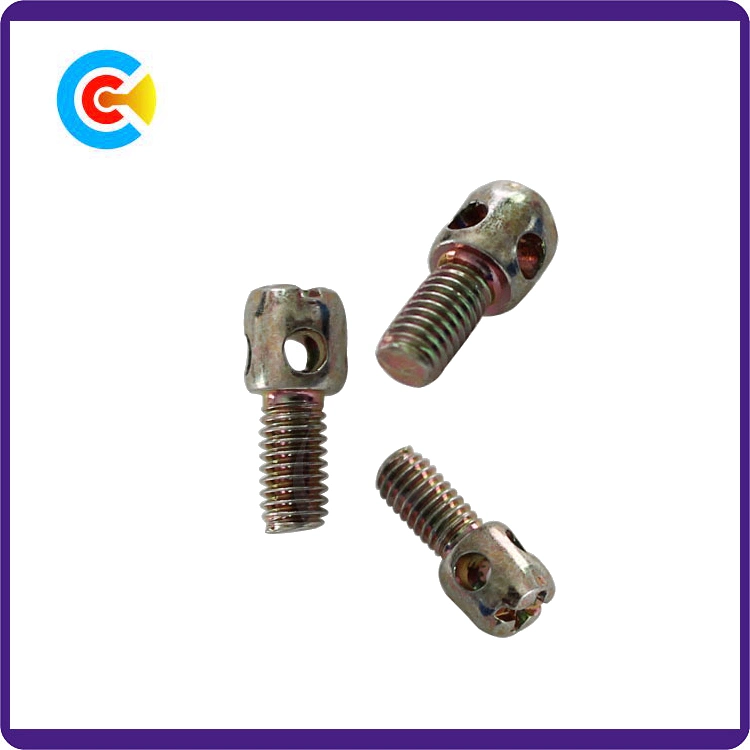 Stainless Steel Cylindrical Head Cross Seal Screws for Instrument/Aviation/Customs