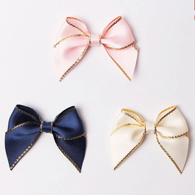 Custom/OEM Handmade Gift Bow Polyester Satin Ribbon Bow Hair Bow Grosgrain Ribbon Hair Bow Accessories Hair Bow