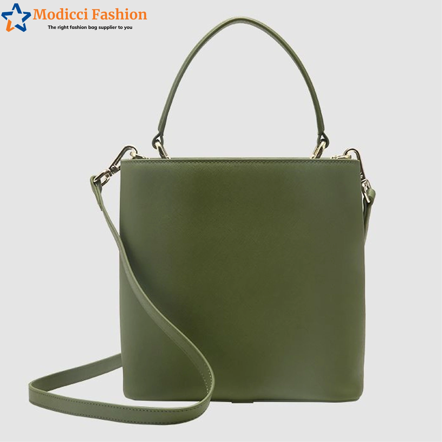 Wholesale/Supplier OEM Fashion Ladies PU Designer Handbags Ladies Tote Wooden Handle Design Handbags with Long Shoulder Strap Perfect for Women High quality/High cost performance  Business Bag